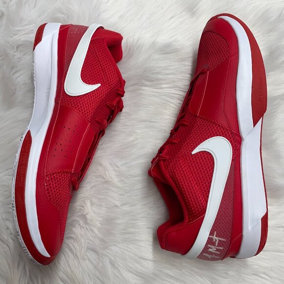 Nike Ja 1 TB University Red White Mens Basketball FV1303-600 VNDS Sz 15 - Picture 3 of 7